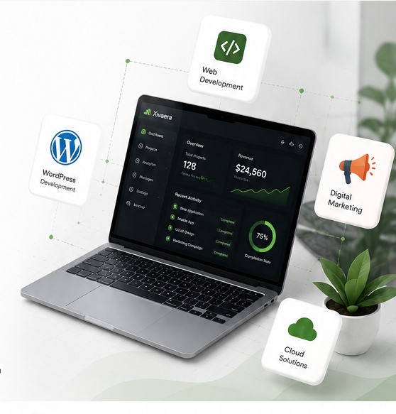 Digital services including web development, WordPress, cloud solutions and digital marketing